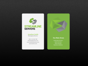 Visitenkarten-Design von Creations Box 2015 für Streamline Servers Limited | Design: #11911295