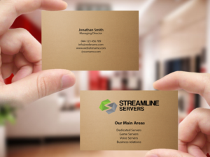 Visitenkarten-Design von Creations Box 2015 für Streamline Servers Limited | Design: #11911296