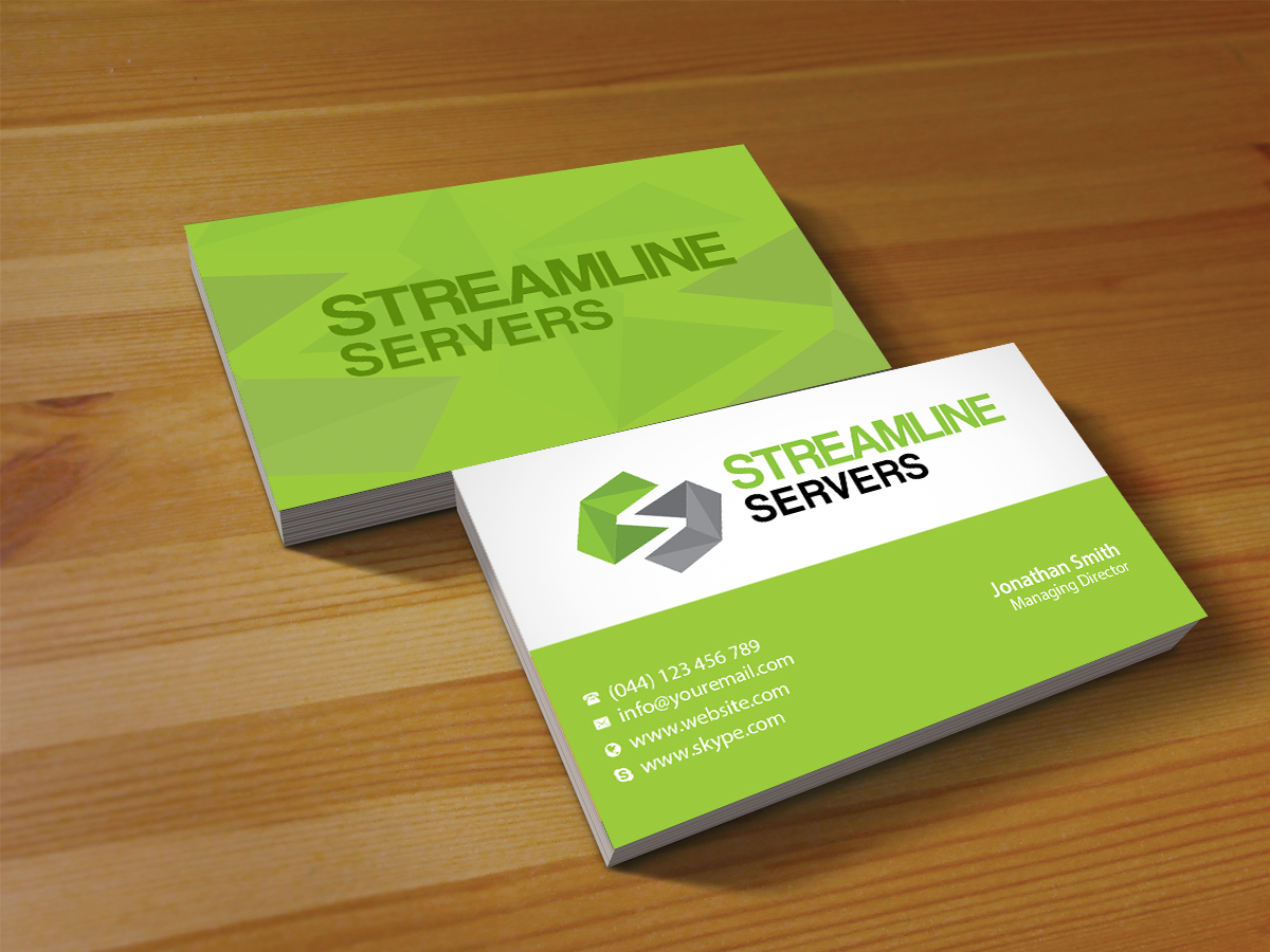 Visitenkarten-Design von Creations Box 2015 für Streamline Servers Limited | Design #11911309
