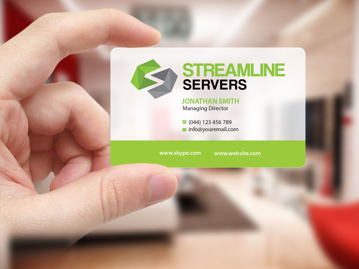 Visitenkarten-Design von Creations Box 2015 für Streamline Servers Limited | Design #11911310