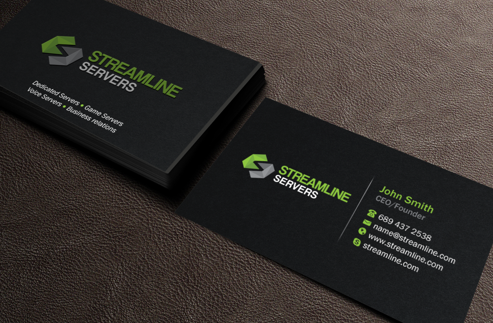 Visitenkarten-Design von Brand aid für Streamline Servers Limited | Design #11906847