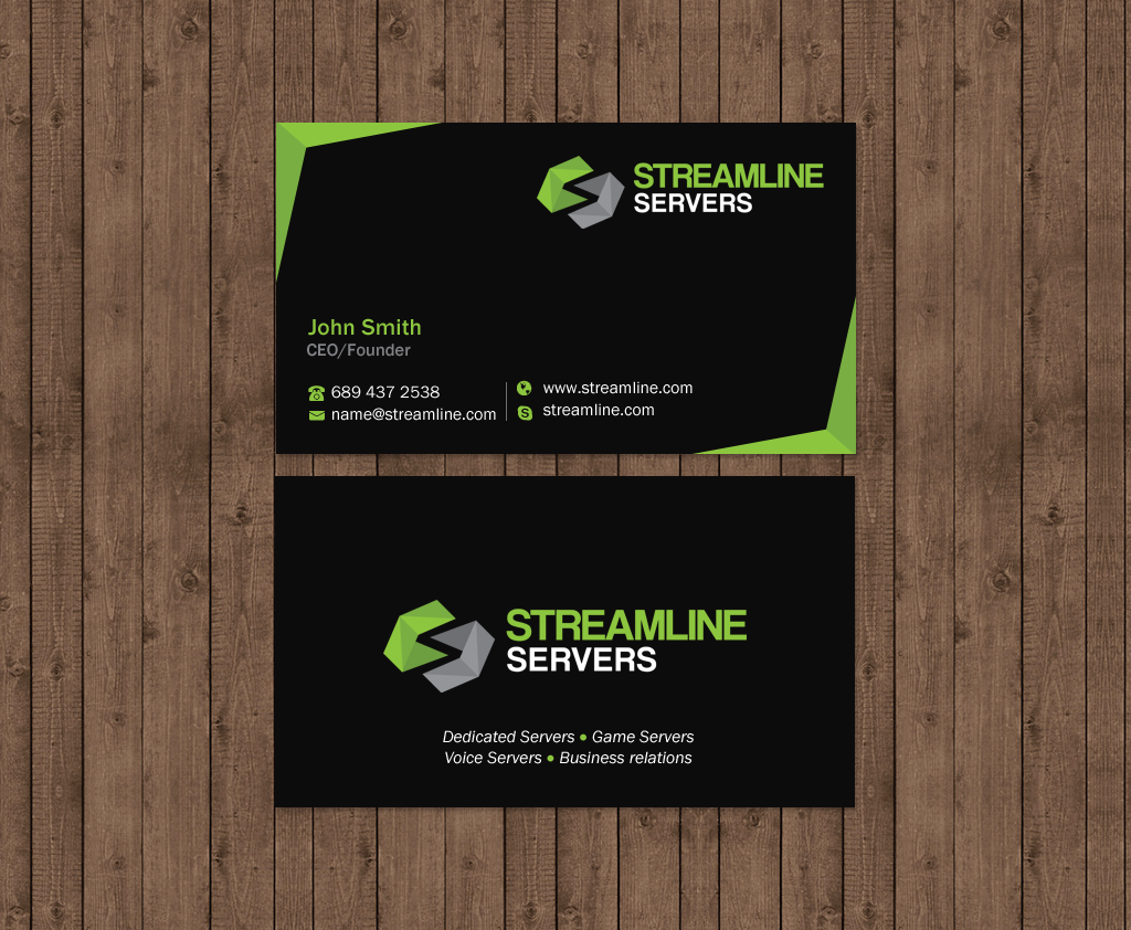 Diseño de Tarjeta de Presentación por Brand aid para Streamline Servers Limited | Diseño #11906851