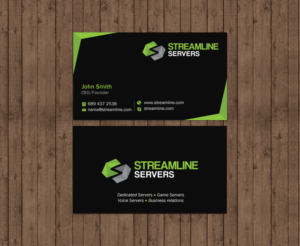 Visitenkarten-Design von Brand aid für Streamline Servers Limited | Design: #11906851