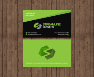 Visitenkarten-Design von Brand aid für Streamline Servers Limited | Design: #11906860