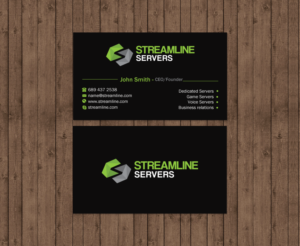 Visitenkarten-Design von Brand aid für Streamline Servers Limited | Design: #11906862