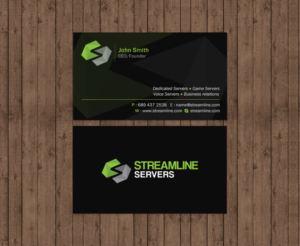 Visitenkarten-Design von Brand aid für Streamline Servers Limited | Design: #11906863