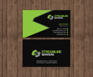 Visitenkarten-Design von Brand aid für Streamline Servers Limited | Design: #11906867