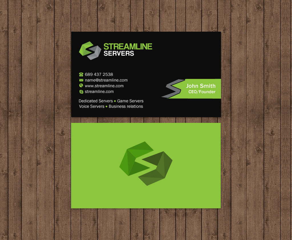 Diseño de Tarjeta de Presentación por Brand aid para Streamline Servers Limited | Diseño #11906869