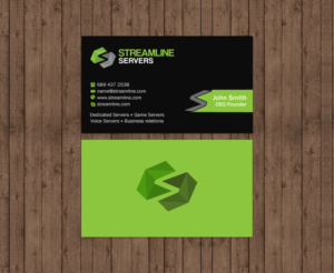 Visitenkarten-Design von Brand aid für Streamline Servers Limited | Design: #11906869