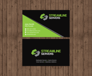 Visitenkarten-Design von Brand aid für Streamline Servers Limited | Design: #11906870