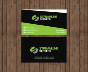 Visitenkarten-Design von Brand aid für Streamline Servers Limited | Design: #11906871