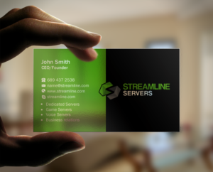 Visitenkarten-Design von Brand aid für Streamline Servers Limited | Design: #11906874