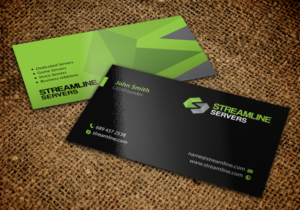 Diseño de Tarjeta de Presentación por chandrayaan.creative para Streamline Servers Limited | Diseño: #11906637