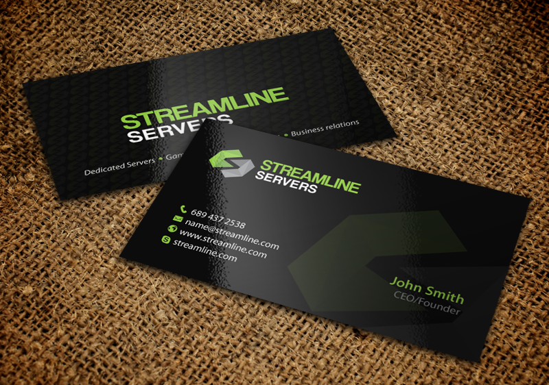 Diseño de Tarjeta de Presentación por chandrayaan.creative para Streamline Servers Limited | Diseño #11906640