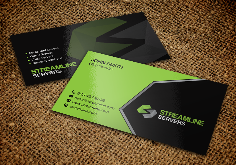 Business Card Design by chandrayaan.creative for Streamline Servers Limited | Design #11906641