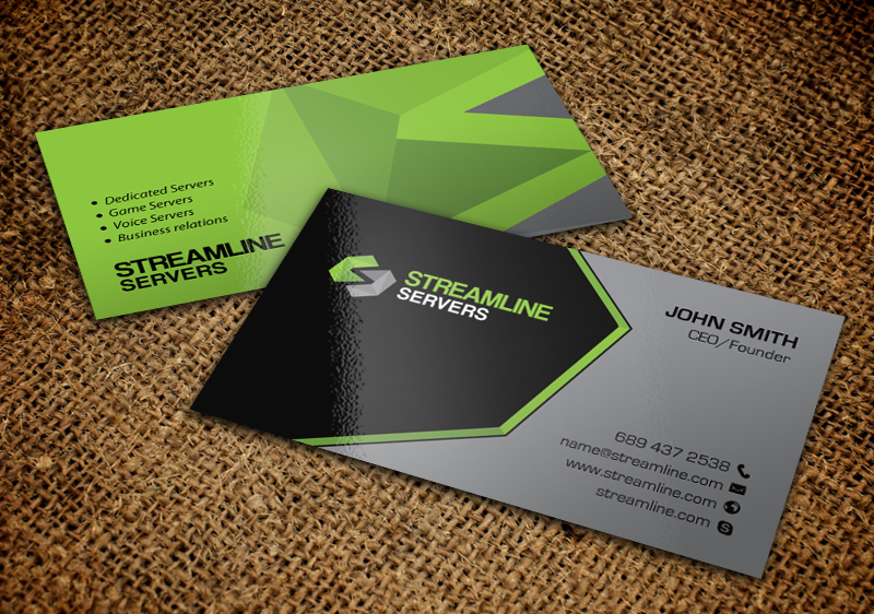 Visitenkarten-Design von chandrayaan.creative für Streamline Servers Limited | Design #11906644