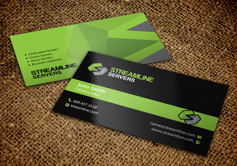 Business Card Design by chandrayaan.creative for Streamline Servers Limited | Design #11906648