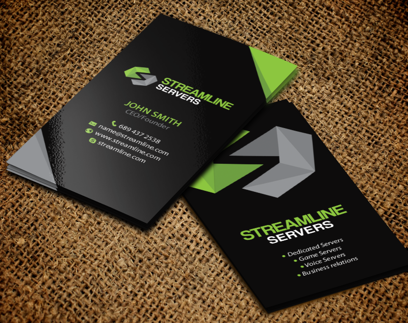 Business Card Design by chandrayaan.creative for Streamline Servers Limited | Design #11906651
