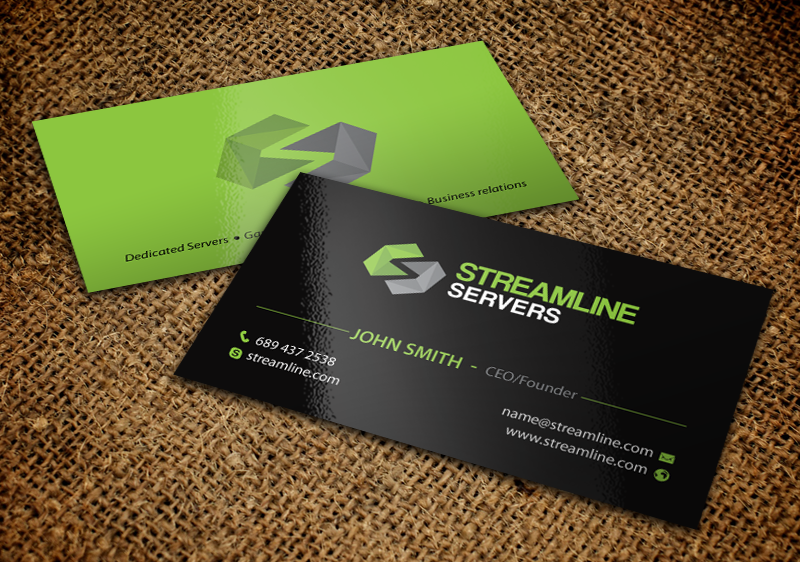 Diseño de Tarjeta de Presentación por chandrayaan.creative para Streamline Servers Limited | Diseño #11906653