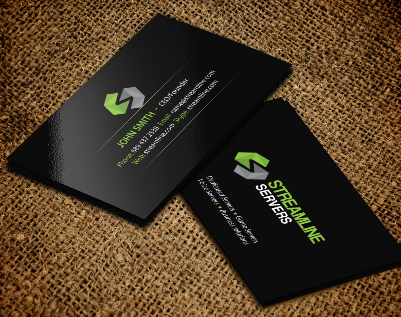 Business Card Design by chandrayaan.creative for Streamline Servers Limited | Design #11906654