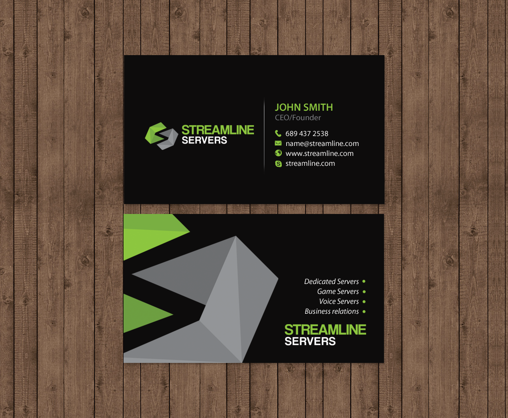 Visitenkarten-Design von chandrayaan.creative für Streamline Servers Limited | Design #11912123