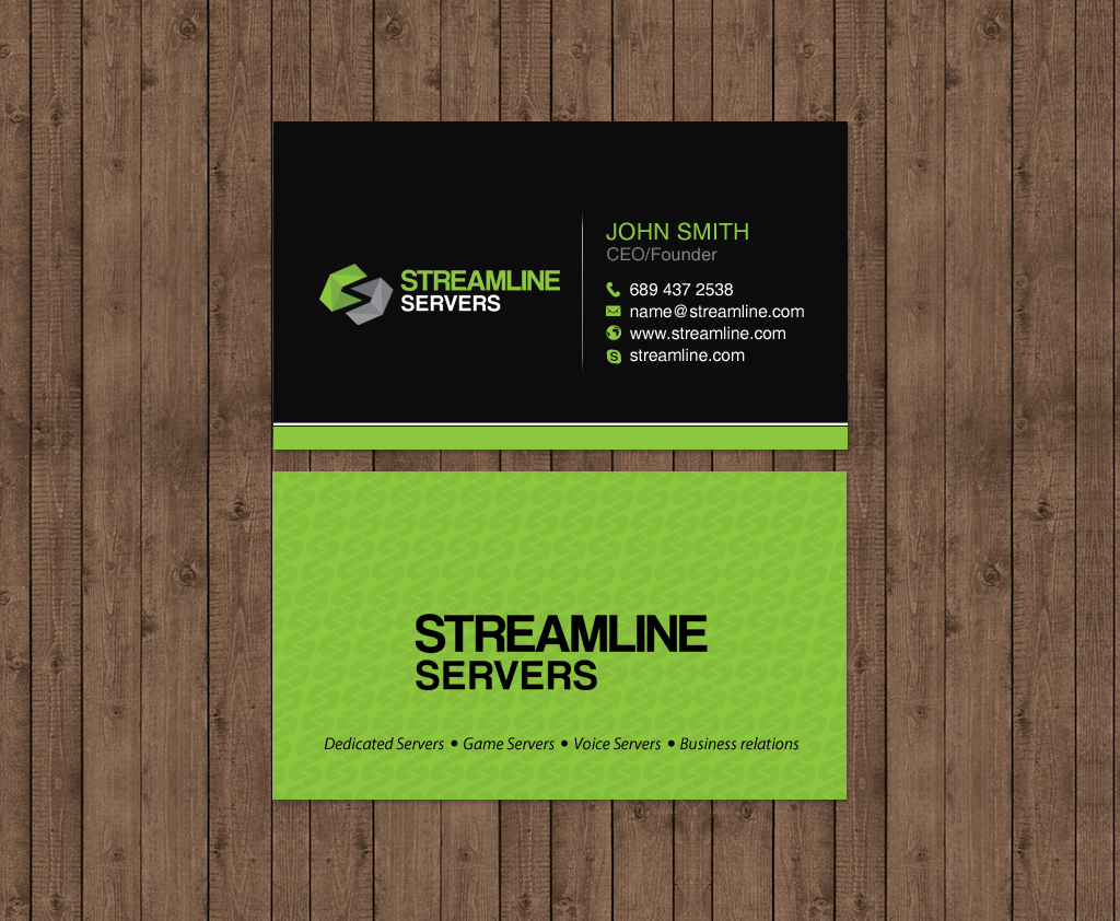 Visitenkarten-Design von chandrayaan.creative für Streamline Servers Limited | Design #11912124