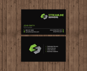 Visitenkarten-Design von chandrayaan.creative für Streamline Servers Limited | Design: #11912126
