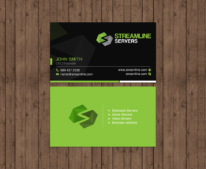 Visitenkarten-Design von chandrayaan.creative für Streamline Servers Limited | Design: #11912132