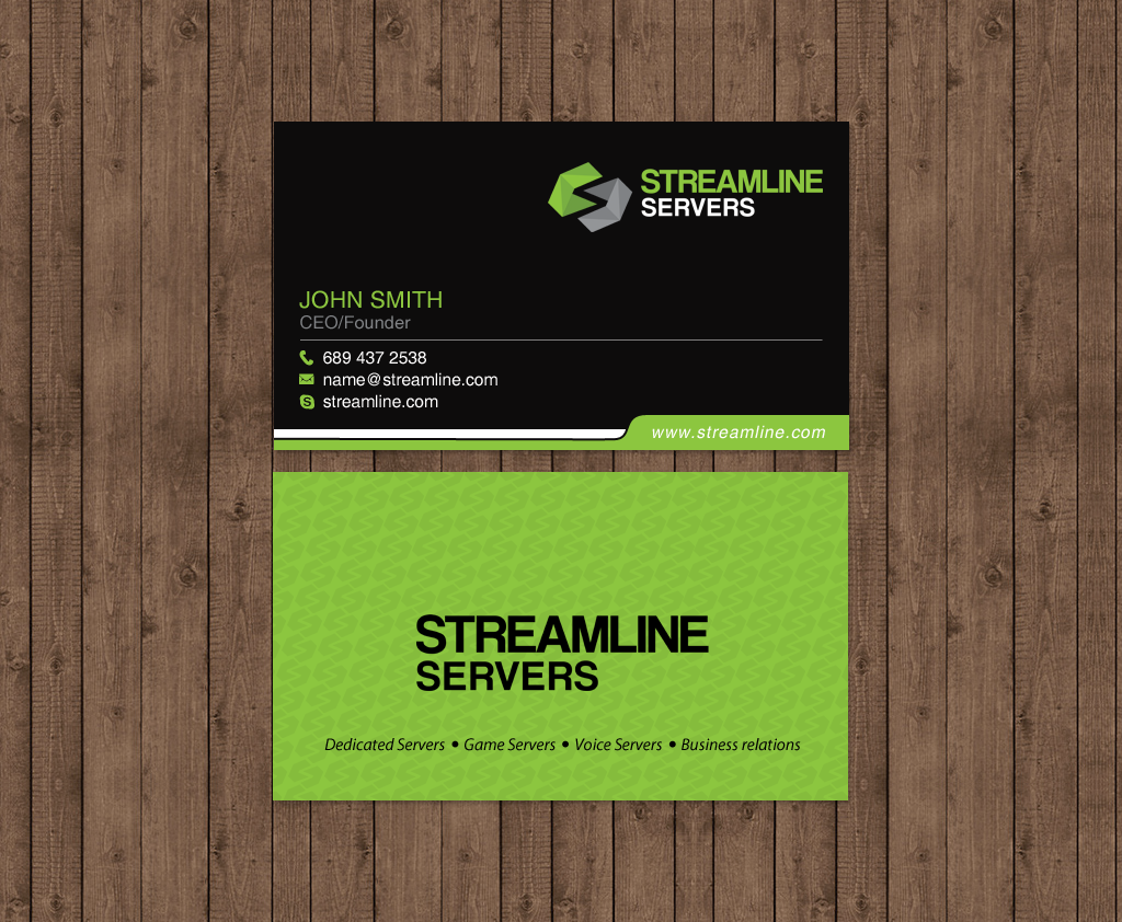 Visitenkarten-Design von chandrayaan.creative für Streamline Servers Limited | Design #11912142