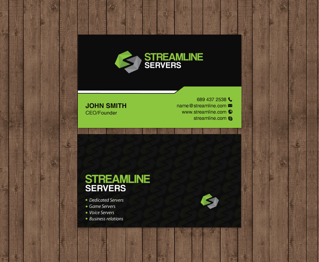 Visitenkarten-Design von chandrayaan.creative für Streamline Servers Limited | Design #11912143