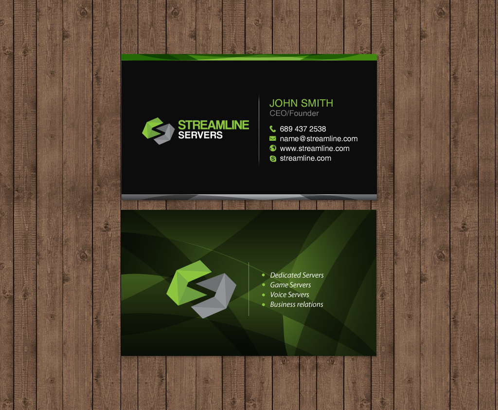 Visitenkarten-Design von chandrayaan.creative für Streamline Servers Limited | Design #11912144