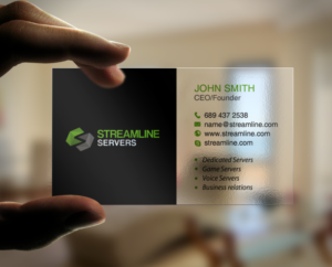 Visitenkarten-Design von chandrayaan.creative für Streamline Servers Limited | Design: #11912153