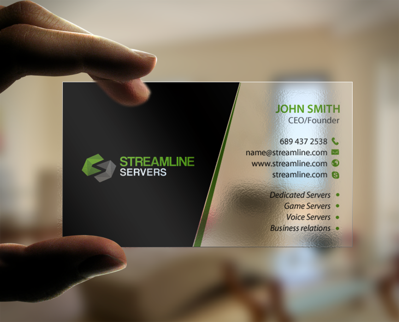 Visitenkarten-Design von chandrayaan.creative für Streamline Servers Limited | Design #11912154