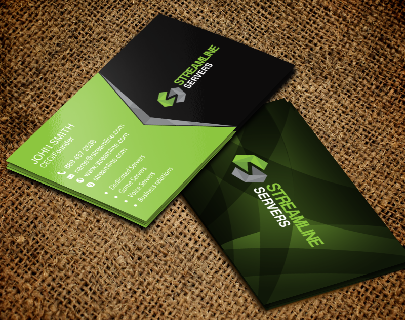 Business Card Design by chandrayaan.creative for Streamline Servers Limited | Design #11912155