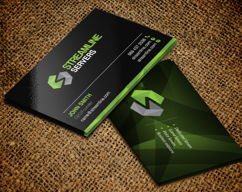 Visitenkarten-Design von chandrayaan.creative für Streamline Servers Limited | Design #11912156