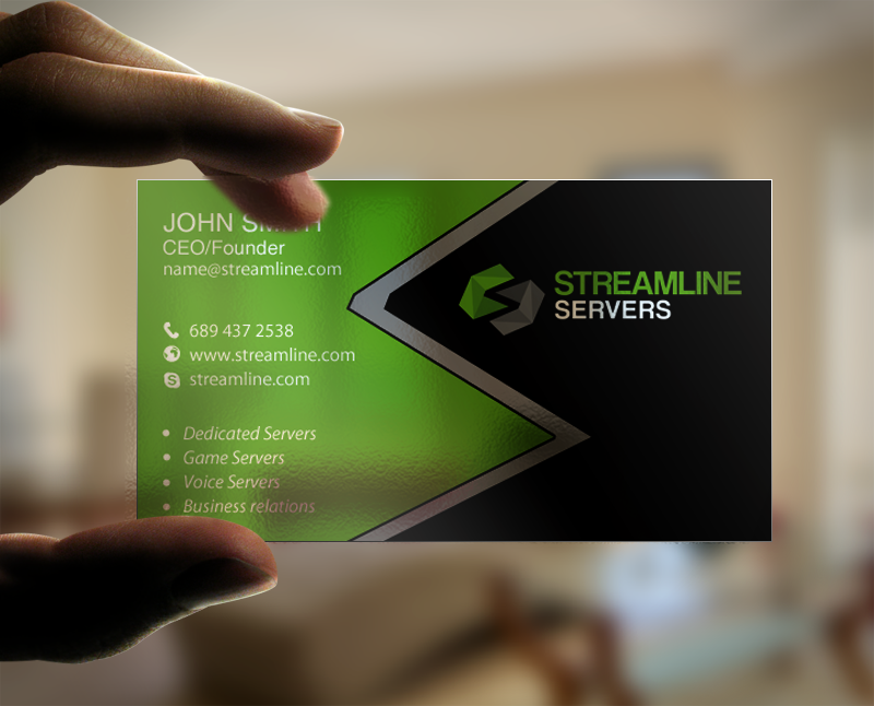 Visitenkarten-Design von chandrayaan.creative für Streamline Servers Limited | Design #11912168