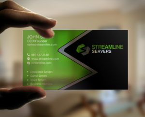 Visitenkarten-Design von chandrayaan.creative für Streamline Servers Limited | Design: #11912168