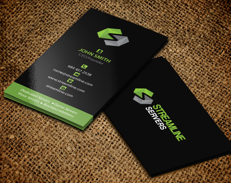 Visitenkarten-Design von chandrayaan.creative für Streamline Servers Limited | Design #11912183
