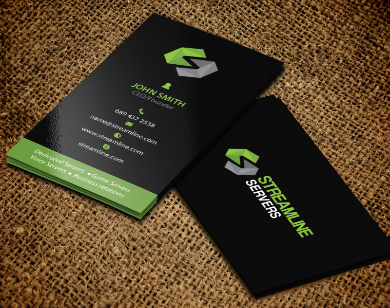 Visitenkarten-Design von chandrayaan.creative für Streamline Servers Limited | Design #11912184