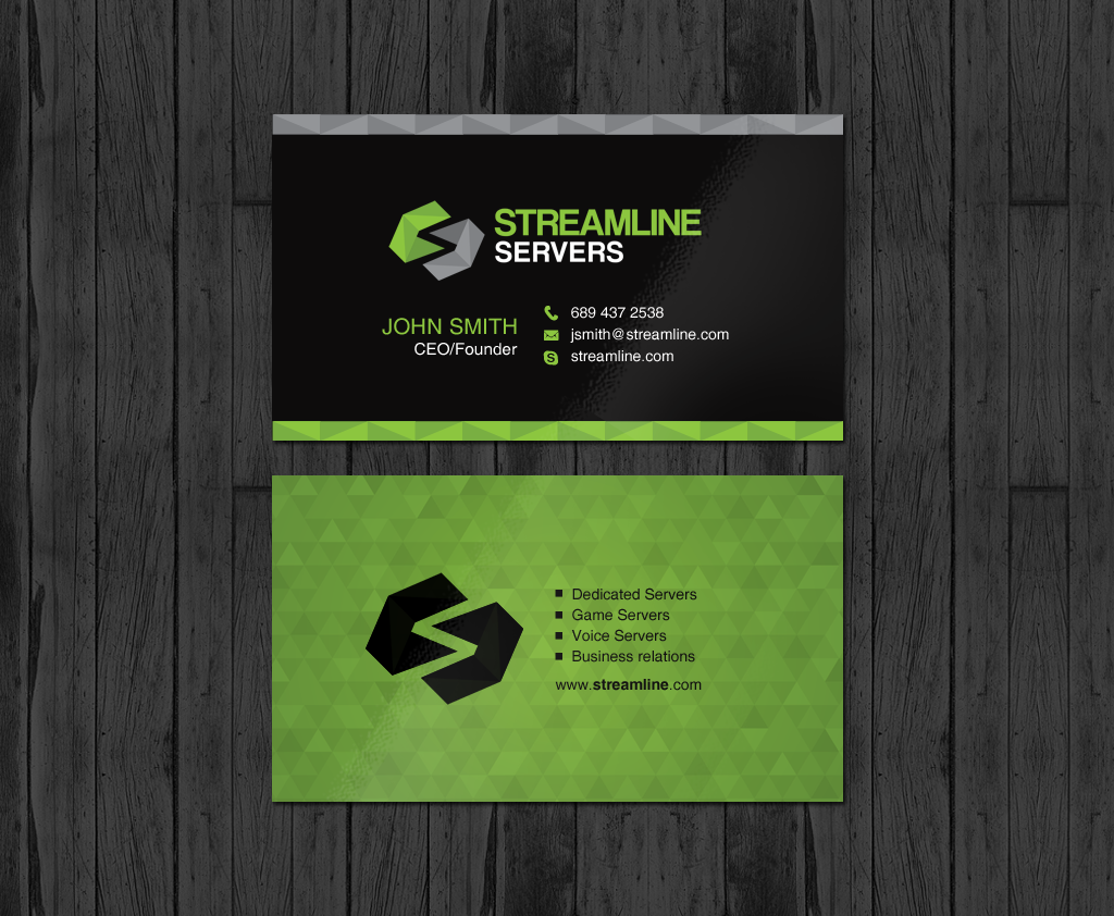 Visitenkarten-Design von chandrayaan.creative für Streamline Servers Limited | Design #11920131