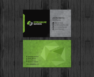 Visitenkarten-Design von chandrayaan.creative für Streamline Servers Limited | Design: #11920134