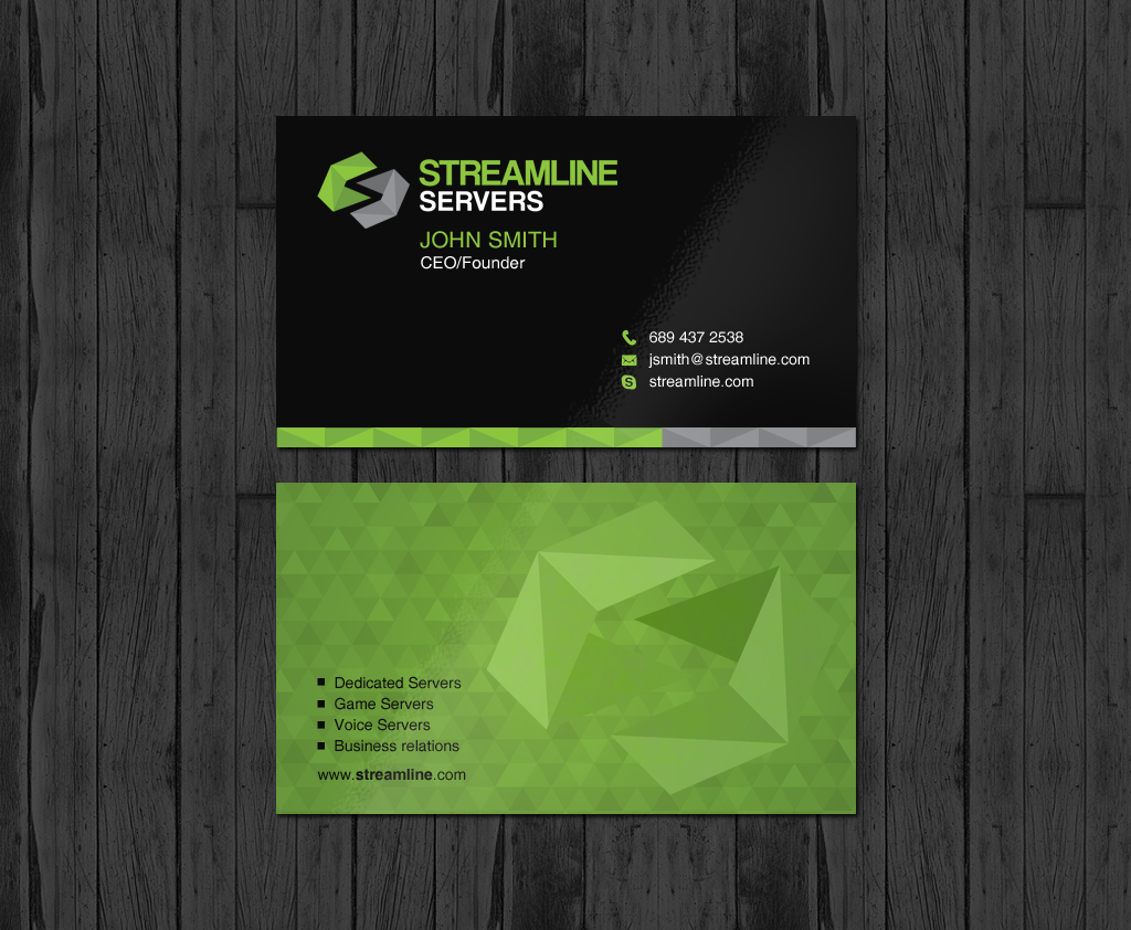 Visitenkarten-Design von chandrayaan.creative für Streamline Servers Limited | Design #11920135