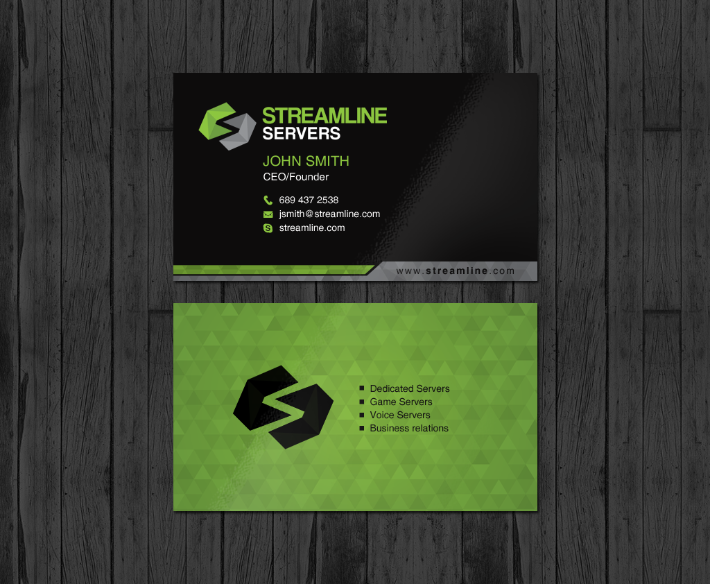 Visitenkarten-Design von chandrayaan.creative für Streamline Servers Limited | Design #11920379