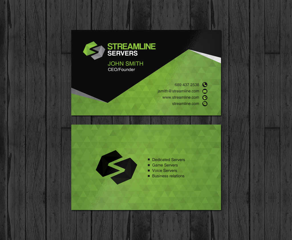Visitenkarten-Design von chandrayaan.creative für Streamline Servers Limited | Design #11920403