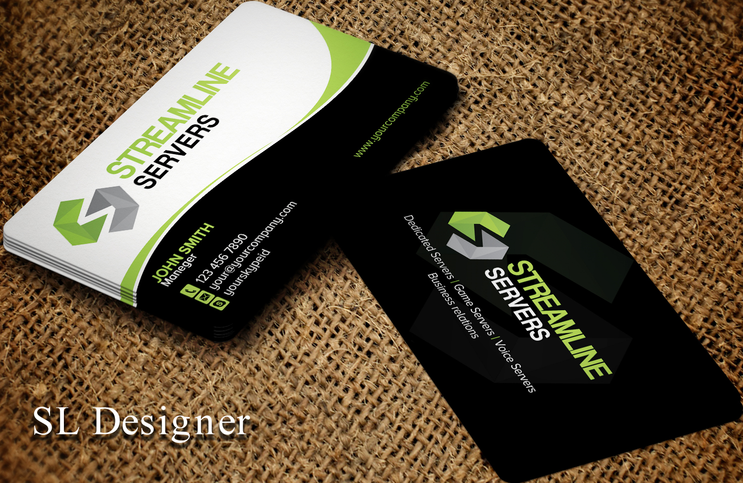 Diseño de Tarjeta de Presentación por SL Designer para Streamline Servers Limited | Diseño #11899063