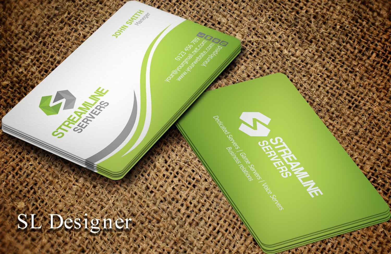 Diseño de Tarjeta de Presentación por SL Designer para Streamline Servers Limited | Diseño #11899064