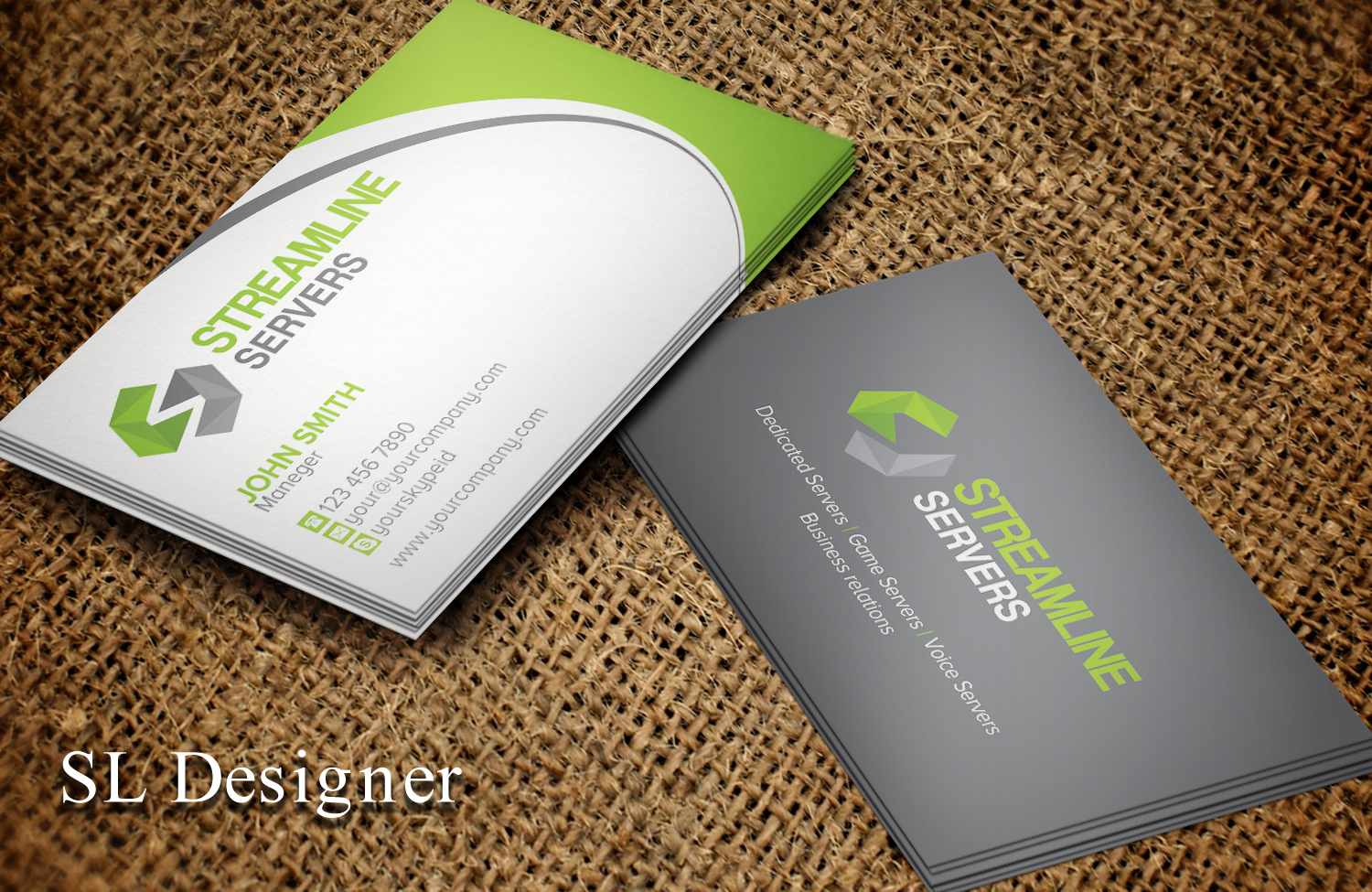 Design de Carte de Visite par SL Designer pour Streamline Servers Limited | Design #11899066