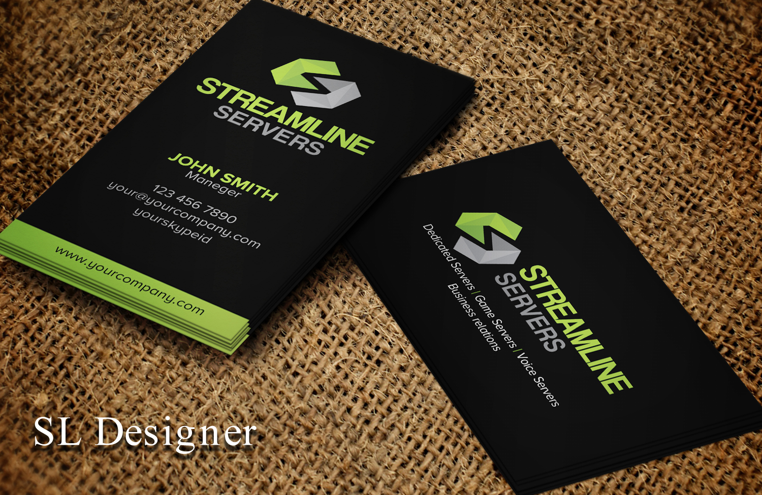 Diseño de Tarjeta de Presentación por SL Designer para Streamline Servers Limited | Diseño #11899071