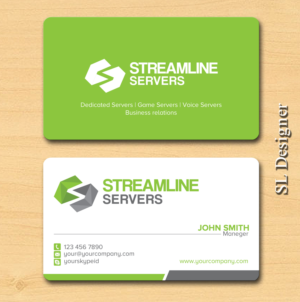 Diseño de Tarjeta de Presentación por SL Designer para Streamline Servers Limited | Diseño: #11899072
