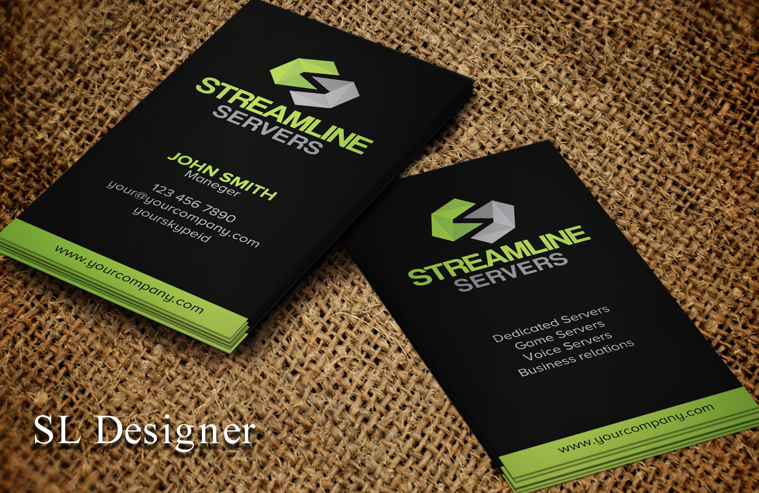 Diseño de Tarjeta de Presentación por SL Designer para Streamline Servers Limited | Diseño #11899073